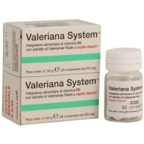 valeriana system 30compresse+30compresse – immagine 3