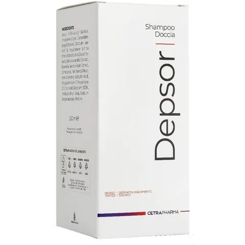 cetra pharma Depsor shampoo doccia 250 ml – immagine 3
