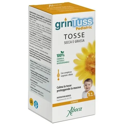 Aboca Grintuss Sciroppo Pediatrico 180 g – immagine 4