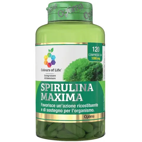 Optima Naturals Optima Spirulina Maxima 120 Compresse – immagine 3