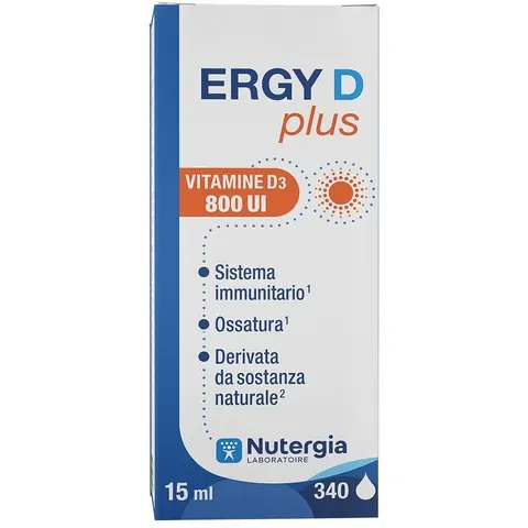 LABORATOIRE NUTERGIA ERGY-D Plus 15ml – immagine 2