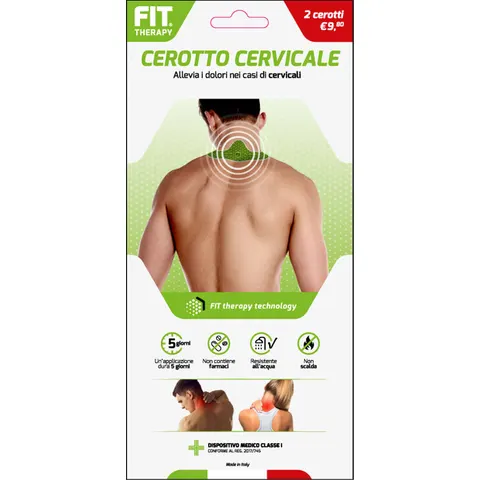 d.fenstec srl Fit therapy cerotto cervicale 2 pezzi – immagine 3
