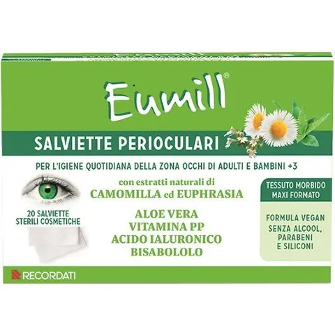 eumill salviette perioculari 20 pezzi – immagine 3