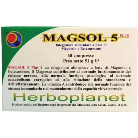 herboplanet Magsol 5 Plus 60 Compresse – immagine 5
