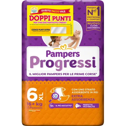 Pampers Progressi Xl 17 Pezzi – immagine 3