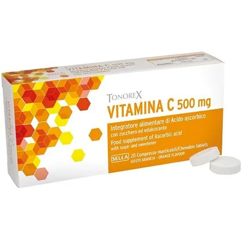 Tonorex Vitamina C 500mg 20 compresse – immagine 3
