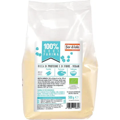 Biotobio Farina Ceci Bio 500g – immagine 3