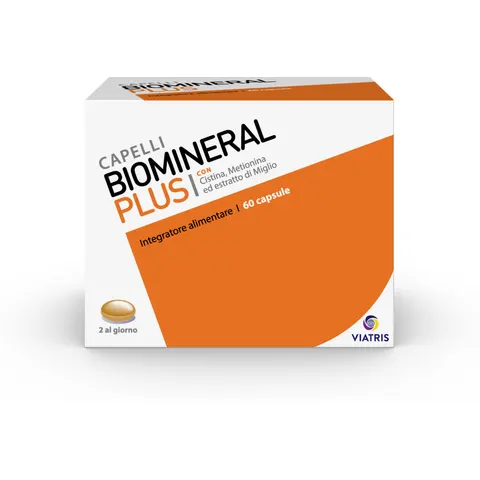 Biomineral Plus Integratore Anticaduta Capelli 60 Capsule – immagine 2