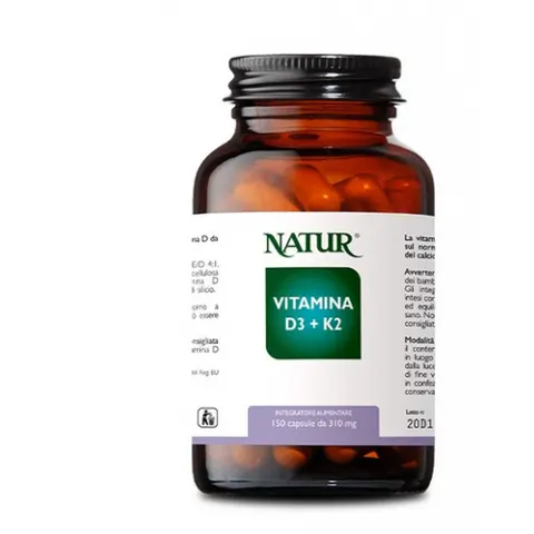 natur Vitamina d3+k2 150 capsule – immagine 2