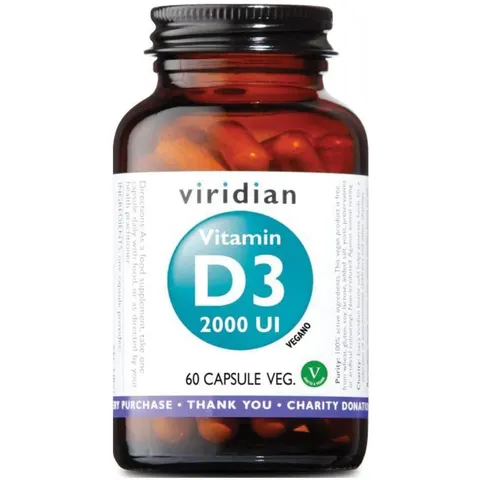 viridian Vit.d3 2000ui 30capsule – immagine 3