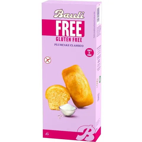 bauli free plumcake classico 6 pezzi da 35 g – immagine 2