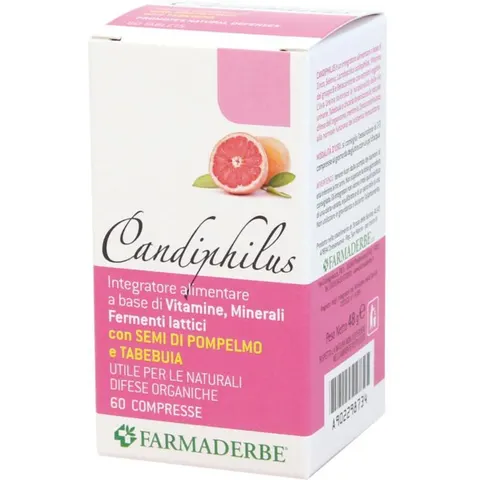 Farmaderbe Candiphilus 60 Compresse 66G – immagine 4