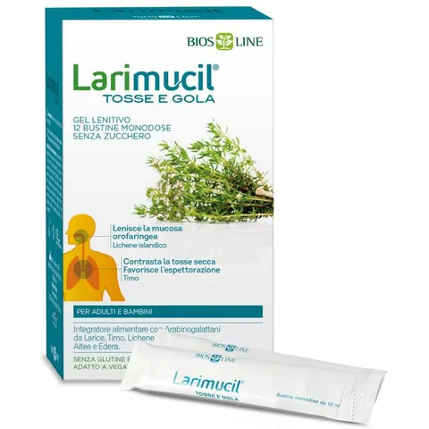 Larimucil Tosse Gola 12 Bustine 10 Ml – immagine 4