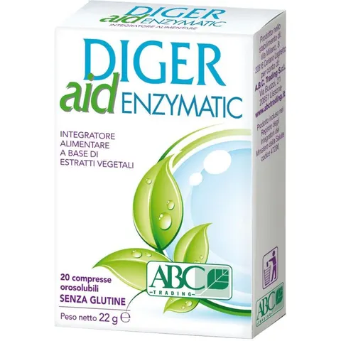 abc trading Diger Aid Enzymatic 20 Compresse – immagine 3