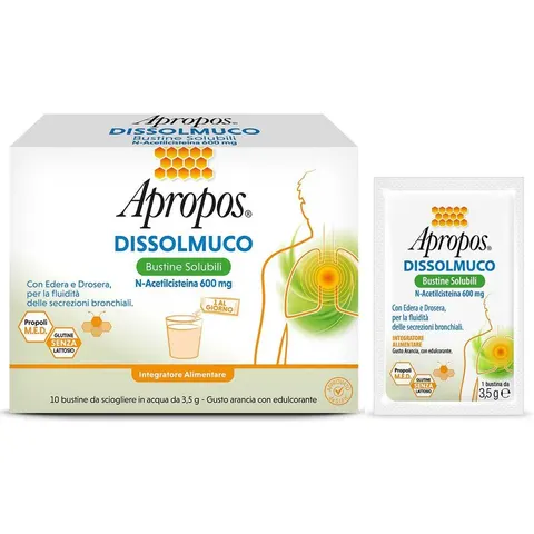 DESA PHARMA Srl Apropos Dissolmuco, 10 Bustine Solubili – immagine 2
