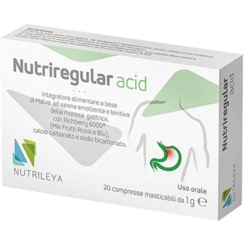 NUTRILEYA Srl NUTRIREGULAR ACID 20CPR MAST – immagine 3