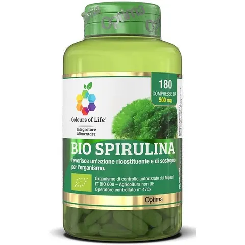 Optima Bio Spirulina 180Cpr Colours – immagine 2