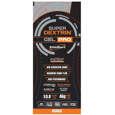 ethic sport super dextrin gel pro 60 ml arancio – immagine 5