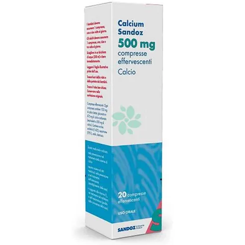 sandoz Calcium 20compresse Eff 500mg – immagine 4
