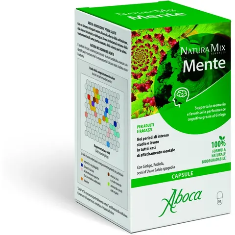 Aboca Natura Mix Advanced Mente 50 Cpr – immagine 3