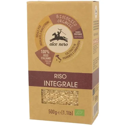 alce nero Riso integrale bio 500 g – immagine 3