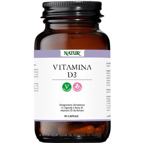 NATUR Srl VITAMINA D3 90CPS – immagine 2