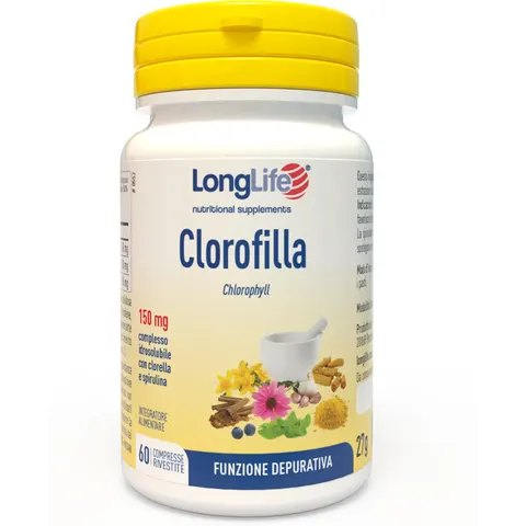 long life Longlife Clorofilla 60compresse – immagine 3