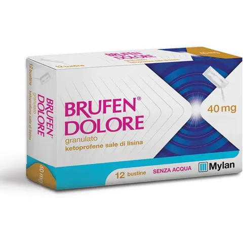 Mylan Brufen Dolore 12 Bustine 40mg Granulato – immagine 3