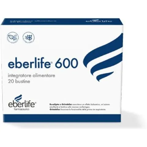 EBERLIFE FARMACEUTICI SpA Eberlife 600, 20 Bustine – immagine 3