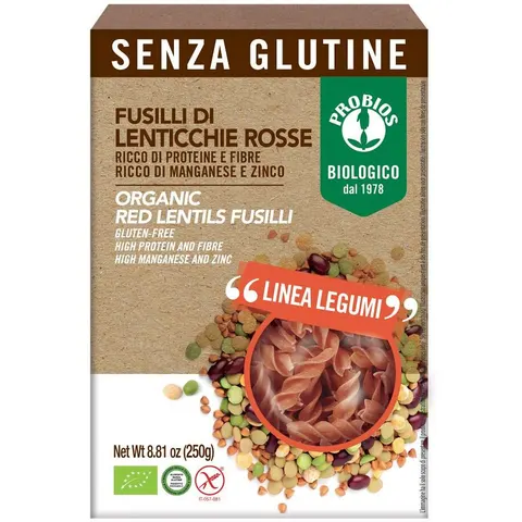 Probios 100%fusilli Lent.Rosse – immagine 3