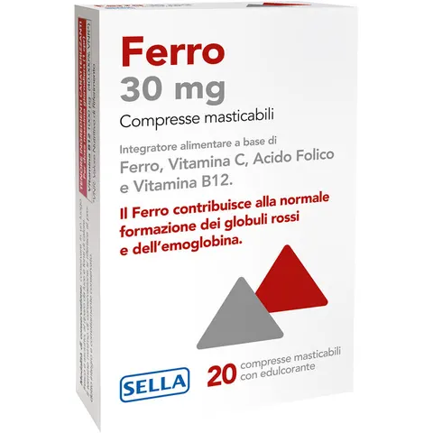 SELLA Srl FERRO 30mg 20 Cpr SELLA – immagine 2