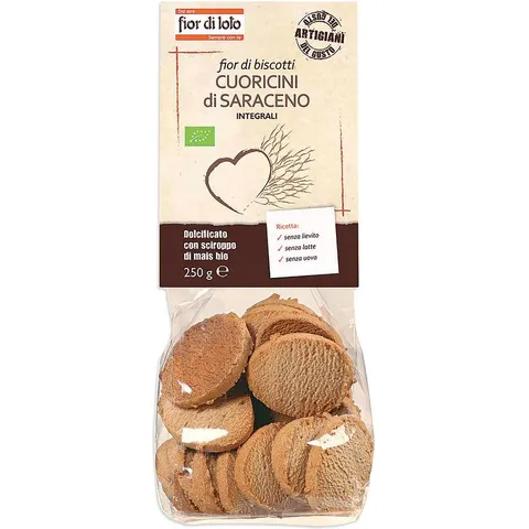 Biotobio Fdl Bisc.Cuoricini Sarac.250g – immagine 3