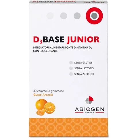 D3base junior 30 caramelle arancia – immagine 3