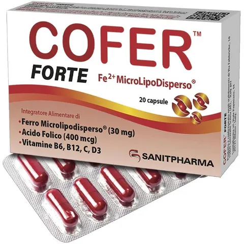 SANITPHARMA Srl COFER Forte 20 Cps – immagine 3