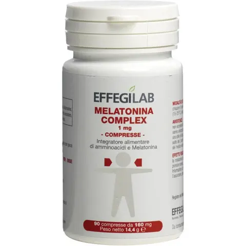 effegilab Melatonina complex 1mg 90 compresse – immagine 3