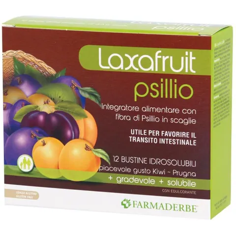 FARMADERBE Srl LAXAFRUIT PSYLLIO 12BUST – immagine 2