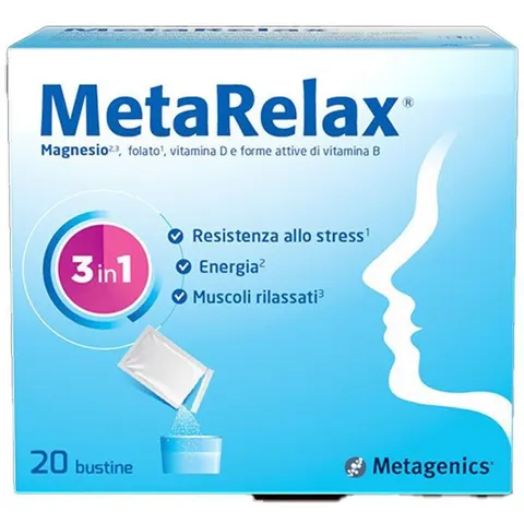 METAGENICS Metarelax 20 Bustine – immagine 3