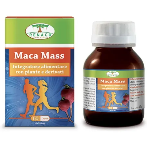 Renaco Italia Maca Mass 60 Capsule – immagine 3