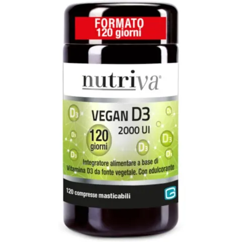 Nutriva Vegan D3 120 Compresse – immagine 3