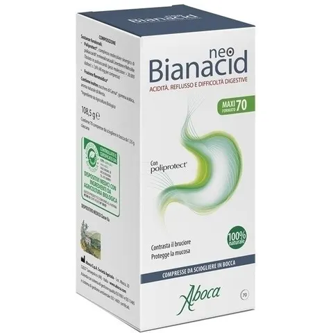 Aboca Neobianacid 70 Compresse Masticabili – immagine 5