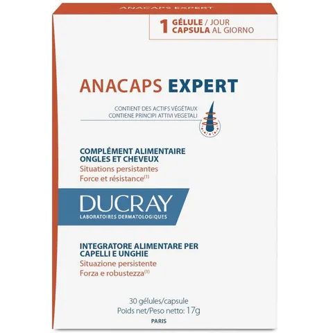 Ducray Anacaps Expert Integratore Per Capelli e Unghie 30 Capsule – immagine 4