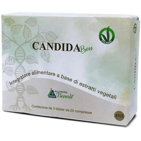 alchimia benoit Candida ben 60 compresse – immagine 3