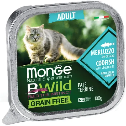 Monge & C. Monge Bwild Cat Ad Merluz/ort – immagine 3