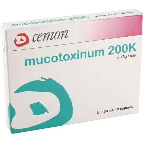 Mucotoxinum 200k 10 Capsule Cemon – immagine 3