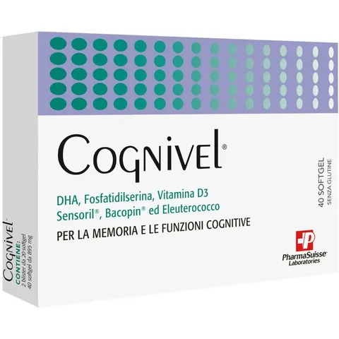 pharmasuisse laboratories Cognivel 40softgel – immagine 2