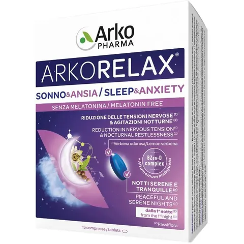 ARKOFARM Srl Arkorelax, 15 Compresse – immagine 4