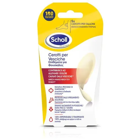 Scholl Cerotto Per Vesciche Per Tallone 5 Pezzi – immagine 4