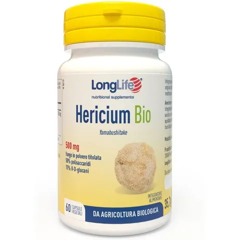 long life Longlife Hericium Bio 60 Capsule – immagine 4