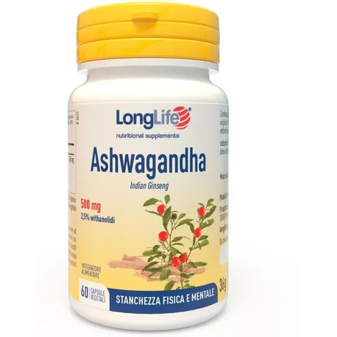 long life Longlife Ashwagandha 60 Capsule – immagine 4