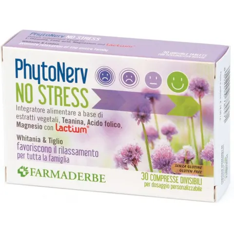 FARMADERBE Srl PHYTONERV NO STRESS 30CPR – immagine 3